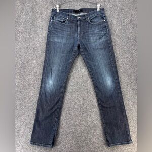 Joe’s Jeans The Brixton Dark Wash Distressed Men’s 34X32* Straight Leg Preppy